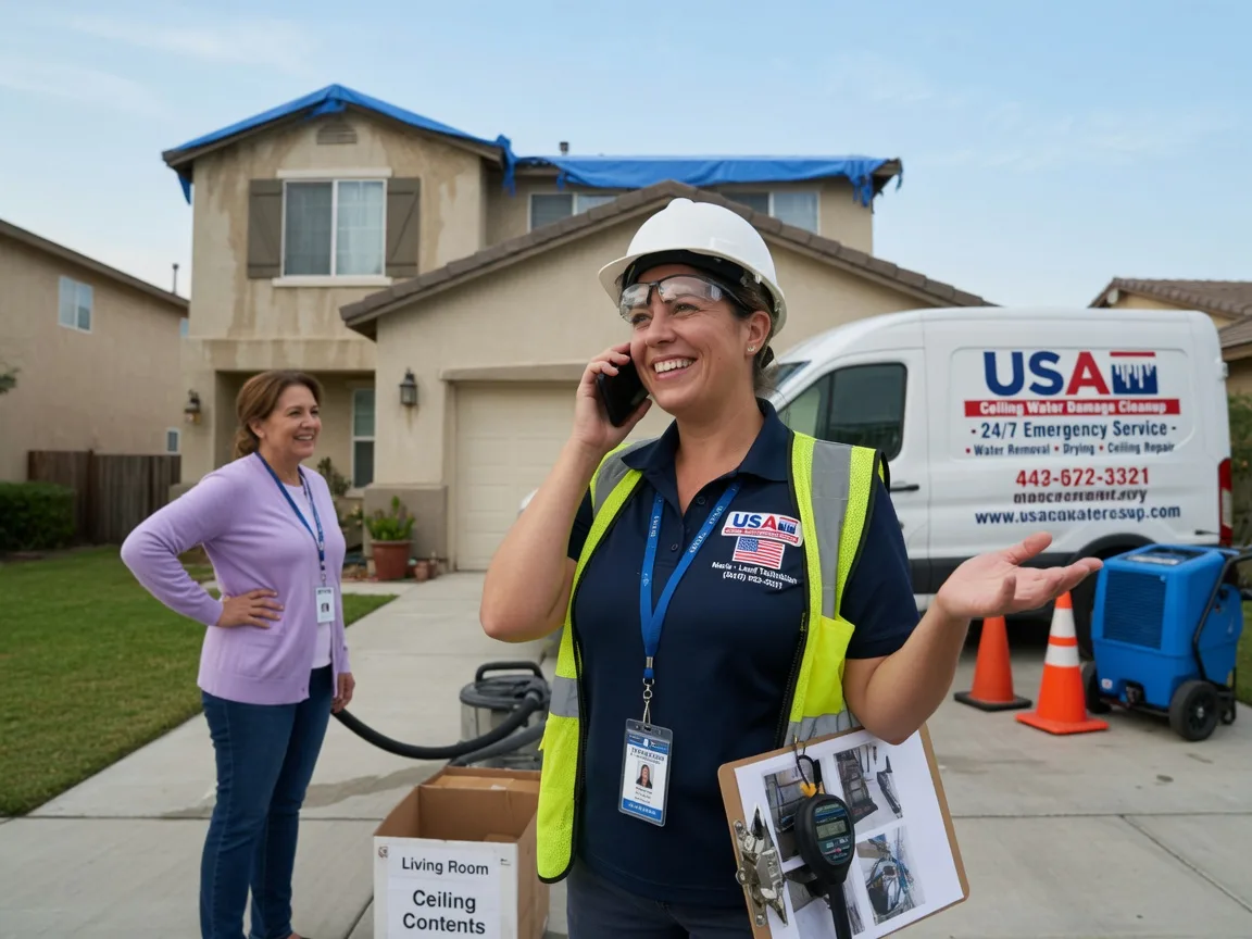 Ceiling Water Damage Restoration Goehner, NE FAQs